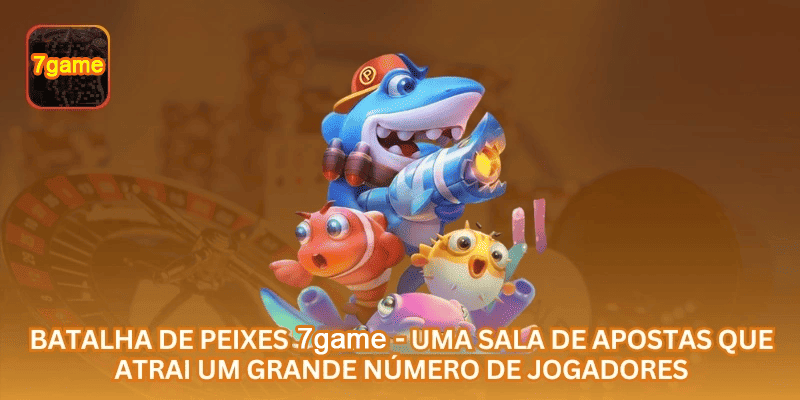Jogo de Pesca 7GAME com partidas rápidas, saldo em R$ e uso responsável pelo celular